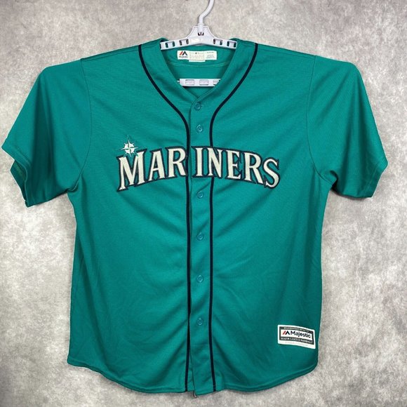 Majestic Other - Majestic Seattle Mariners Jersey Adult XL Genuine Merchandise CoolBase MLB Blank